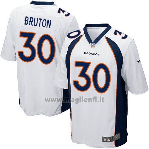 Maglia NFL Game Denver Broncos Bruton Bianco